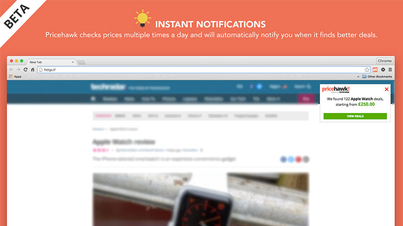 pricehawk notifications
